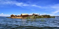 Lake titicaca floating islands