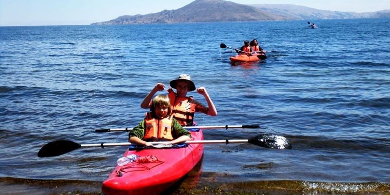 Lake titicaca- Uros kayaking full day