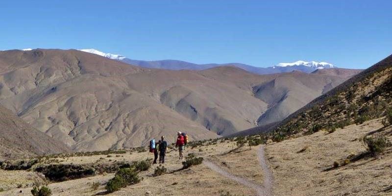 ascending through the Inca Trails