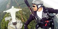 Paragliding in Rio - Christ the Redeemer