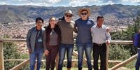 tour group in Cusco