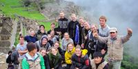 Machu Picchu - group picture